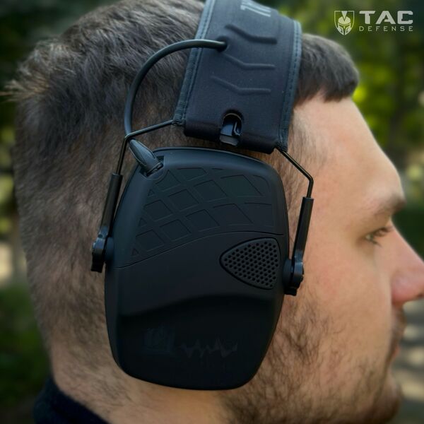 Активні навушники C4 Tactical (SNR=27dB Elec) - чорні, TD3723, Колір: чорний, зображення 11