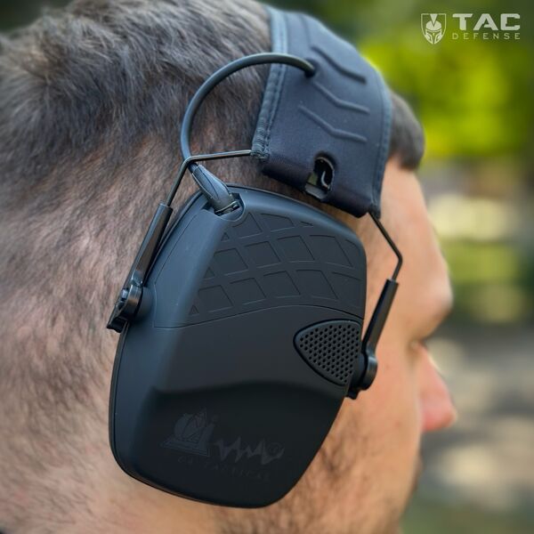 Активні навушники C4 Tactical (SNR=27dB Elec) - чорні, TD3723, Колір: чорний, зображення 13