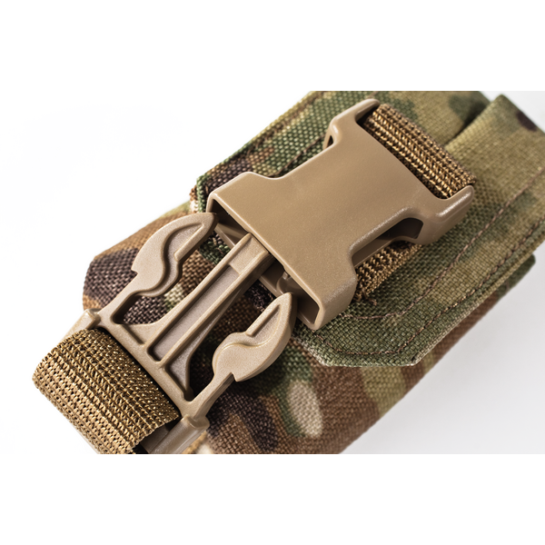 Подсумок гранатный с прорезью в клапане U-WIN Cordura 1000 - мультикам, изображение 4 Подсумок гранатный с прорезью в клапане U-WIN Cordura 1000 - мультикам, изображение 4