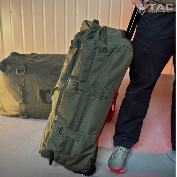 Транспортна сумка на колесах A10 Equipment® TRANSALL 120 літрів - олива, TD305, Вибір кольору: Олива, зображення 12