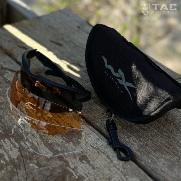 Тактичні окуляри Wiley X Rogue Comm / 3 лінзи - чорні, TD2707, Колір: чорний, зображення 5