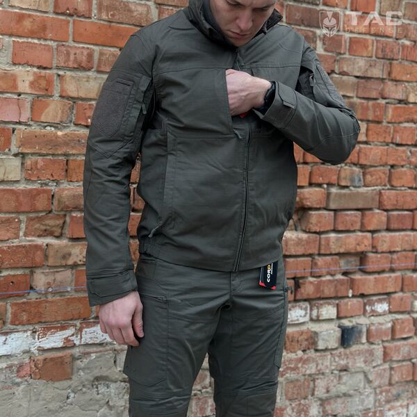 Куртка тактична А10 Equipment® Fighter - олива, TD674, Колір: олива, Розмір: M, зображення 9 Куртка тактична А10 Equipment® Fighter - олива, TD674, Колір: олива, Розмір: M, зображення 9