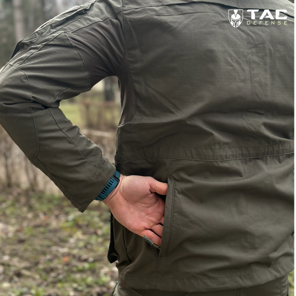 Куртка довга тактична А10 Equipment® Fighter - олива, TD665, Колір: олива, Розмір: XL, зображення 7 Куртка довга тактична А10 Equipment® Fighter - олива, TD665, Колір: олива, Розмір: XL, зображення 7