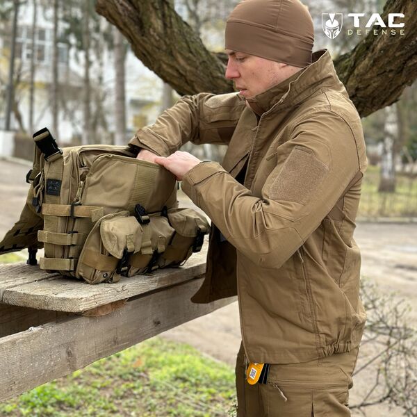Куртка тактична А10 Equipment® Fighter - койот, TD1725, Колір: Койот, Розмір: XS, зображення 6