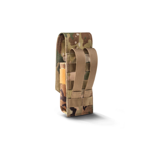 Подсумок под два магазина АК закрытый на липучке U-WIN Cordura 1000 - мультикам, изображение 2