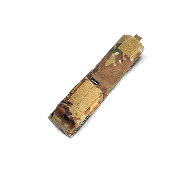 Подсумок под два магазина АК закрытый на липучке U-WIN Cordura 1000 - мультикам, изображение 3