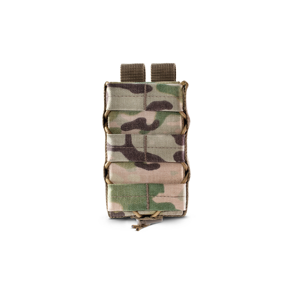 Подсумок под магазин АК оперативный с пластиковыми вставками U-WIN Cordura 1000 - мультикам, изображение 2