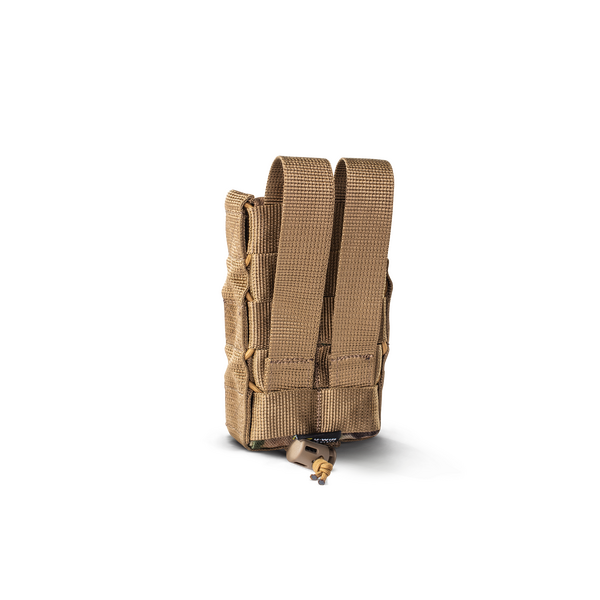 Подсумок под магазин АК оперативный с пластиковыми вставками U-WIN Cordura 1000 - мультикам, изображение 3