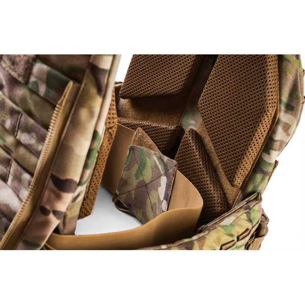 Плитоноска Plate Carrier U-WIN AGILE зі швидким скиданням 250х300 з камербандами Розміру 2 під балістичні пакети Cordura 1000 - мультикам, зображення 11