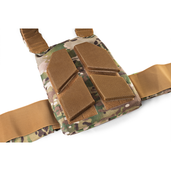 Плитоноска Plate Carrier U-WIN AGILE зі швидким скиданням 250х300 з камербандами Розміру 2 під балістичні пакети Cordura 1000 - мультикам, зображення 5