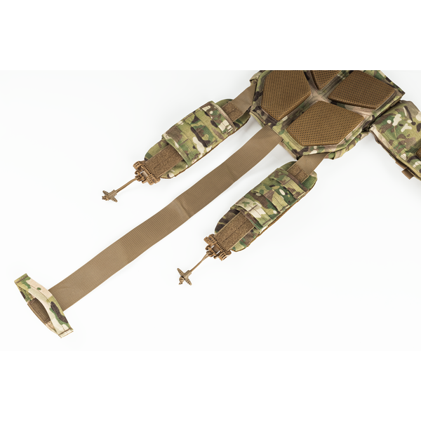 Плитоноска Plate Carrier U-WIN PRO с быстрым сбросом 250х300 с камербандами Размера 2 под баллистические пакеты Cordura 1000 - мультикам, изображение 8 Плитоноска Plate Carrier U-WIN PRO с быстрым сбросом 250х300 с камербандами Размера 2 под баллистические пакеты Cordura 1000 - мультикам, изображение 8