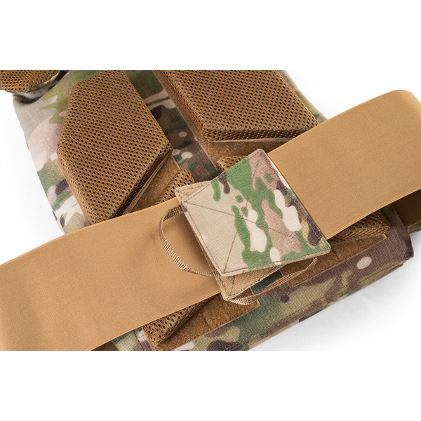 Плитоноска Plate Carrier U-WIN AGILE зі швидким скиданням 250х300 з камербандами Розміру 2 під балістичні пакети Cordura 1000 - мультикам, зображення 6