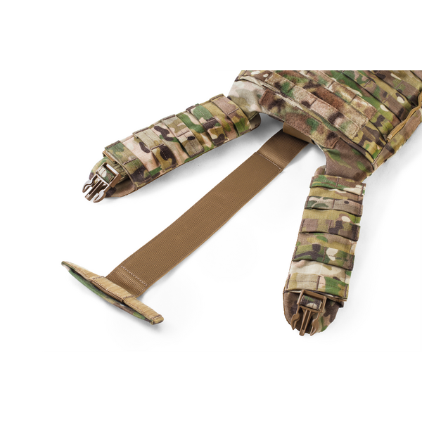 Плитоноска Plate Carrier U-WIN AGILE зі швидким скиданням 250х300 з камербандами Розміру 2 під балістичні пакети Cordura 1000 - мультикам, зображення 7