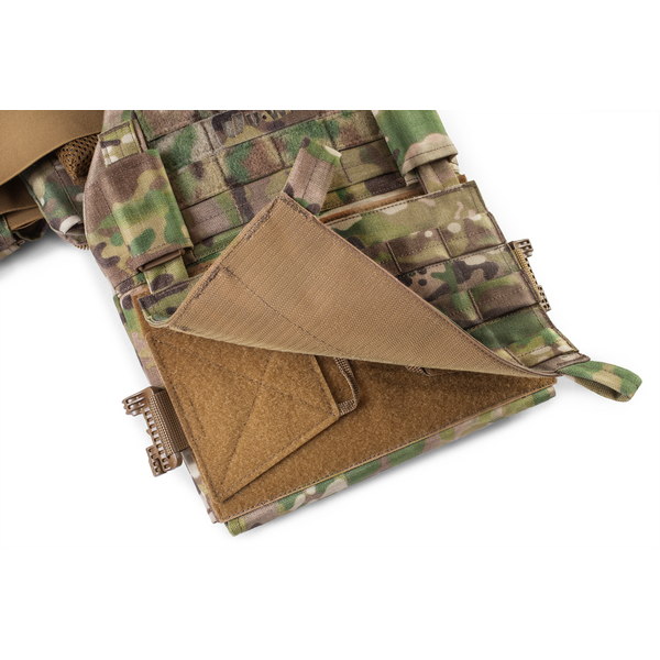 Плитоноска Plate Carrier U-WIN AGILE зі швидким скиданням 250х300 з камербандами Розміру 2 під балістичні пакети Cordura 1000 - мультикам, зображення 8