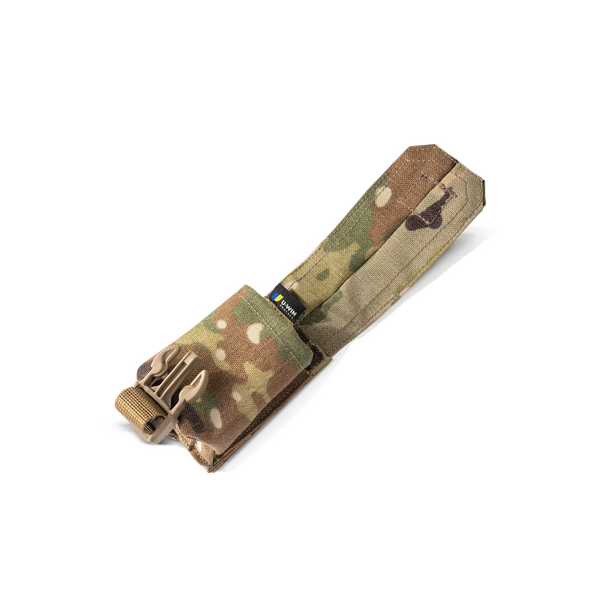 Подсумок гранатный с прорезью в клапане U-WIN Cordura 1000 - мультикам, изображение 3 Подсумок гранатный с прорезью в клапане U-WIN Cordura 1000 - мультикам, изображение 3