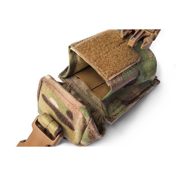 Подсумок гранатный закрытый усиленный U-WIN PRO Cordura 1000 - мультикам, изображение 6 Подсумок гранатный закрытый усиленный U-WIN PRO Cordura 1000 - мультикам, изображение 6