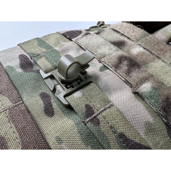 Кріплення для трубки гідратора на Молле поворотне / Тактичний тримач /Пряжка, зображення 5