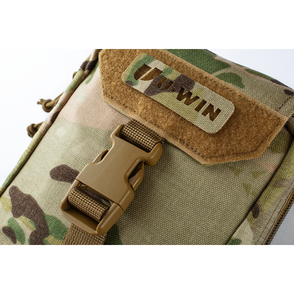 Подсумок аптечный медицинский съемный / разворачивающийся на 180 градусов U-WIN Cordura 1000 - мультикам, изображение 5 Подсумок аптечный медицинский съемный / разворачивающийся на 180 градусов U-WIN Cordura 1000 - мультикам, изображение 5