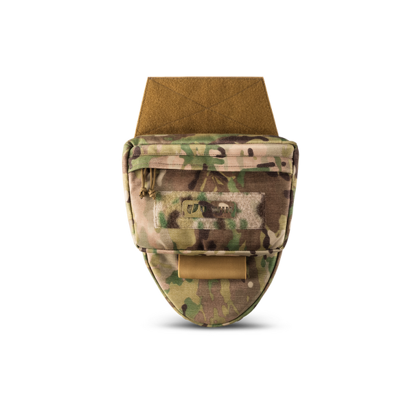 Напашник U-WIN AGILE под баллистический пакет Cordura 1000 - мультикам, изображение 2