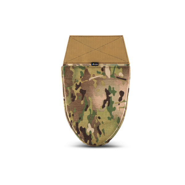 Напашник U-WIN AGILE под баллистический пакет Cordura 1000 - мультикам, изображение 3