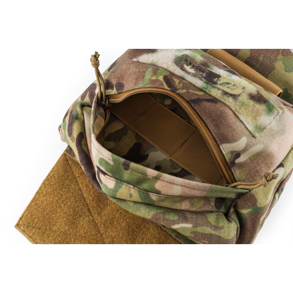 Напашник U-WIN AGILE под баллистический пакет Cordura 1000 - мультикам, изображение 4