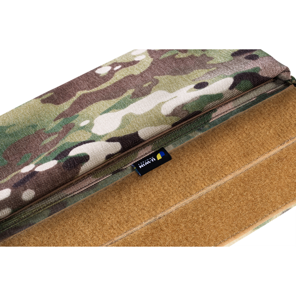 Підсумок для захисту попереку під балістичний пакет U-WIN Cordura 1000 - мультикам, зображення 4 Підсумок для захисту попереку під балістичний пакет U-WIN Cordura 1000 - мультикам, зображення 4