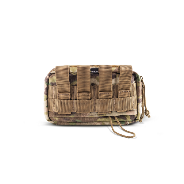 Подсумок под телефон/органайзер с кавером-дождевиком U-WIN Cordura 1000 - мультикам, изображение 3