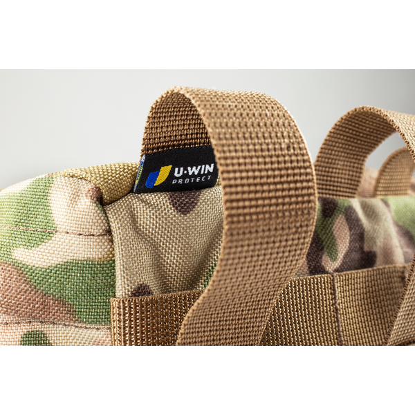 Подсумок утилитарный 23x15x10 сухарь U-WIN Cordura 1000 - мультикам, изображение 5