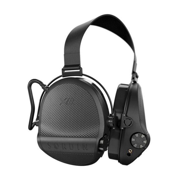 Активные наушники Sordin Supreme X2 Bluetooth Neckband с задним держателем под шлем - черные, Цвет: Чорний, изображение 3