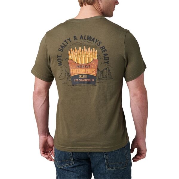 Футболка 5.11 Freedom Fries Tee Ranger Green, Розмір: S