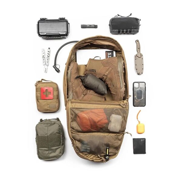 Рюкзак тактический 5.11 TACTICAL "RUSH24 2.0 BACKPACK" Waxed Limited Edition KANGAROO, изображение 9