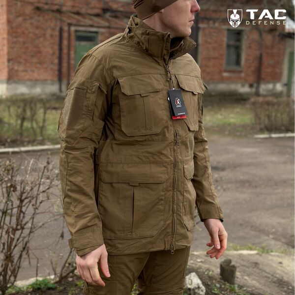 Куртка довга тактична А10 Equipment® Fighter - койот, TD659, Колір: Койот, Розмір: M, зображення 5 Куртка довга тактична А10 Equipment® Fighter - койот, TD659, Колір: Койот, Розмір: M, зображення 5