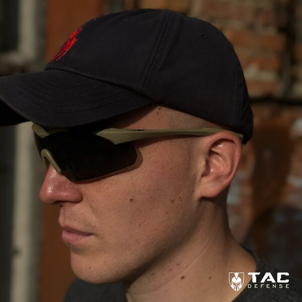 Тактичні окуляри Wiley X Vapor 2.5 / 3 лінзи - койот, TD530, Вибір кольору: Tan, зображення 2