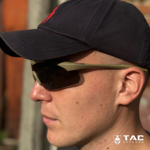 Тактичні окуляри Wiley X Vapor 2.5 / 3 лінзи - койот, TD530, Вибір кольору: Tan, зображення 3