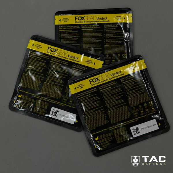 Окклюзионная повязка для герметизации грудной клетки Celox Foxseal Vented 360°, TD2165, изображение 2