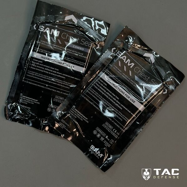 Оклюзійна пов‘язка для герметизації грудної клітини SAM Chest Seal Combo Pack, TD2171, зображення 9 Оклюзійна пов‘язка для герметизації грудної клітини SAM Chest Seal Combo Pack, TD2171, зображення 9