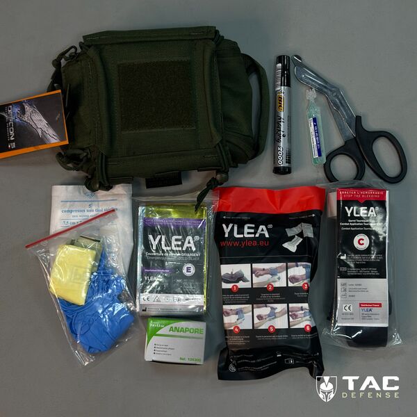 Тактична аптечка IFAK - олива, TD827, Колір: Оливковий, зображення 11