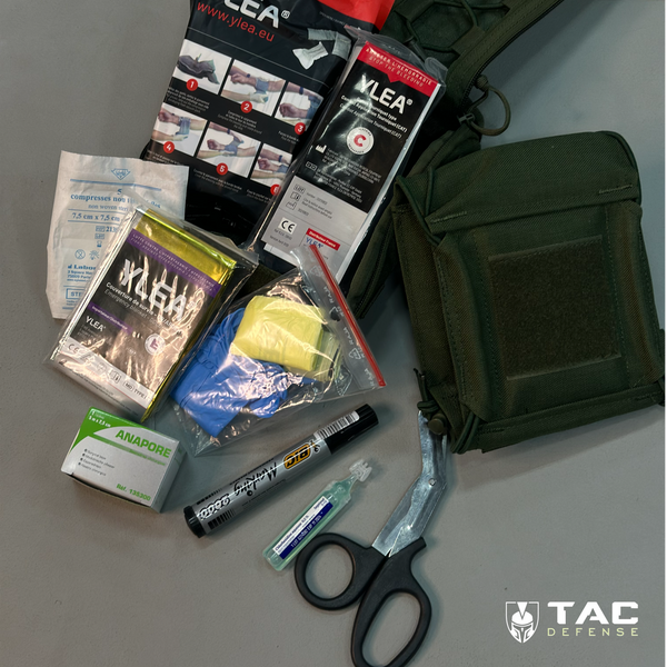 Тактична аптечка IFAK - олива, TD827, Колір: Оливковий, зображення 14