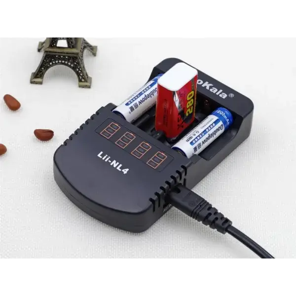 Зарядний пристрій для акумуляторів AA, AAA LiitoKala NL4 (Lii-NL4), зображення 5
