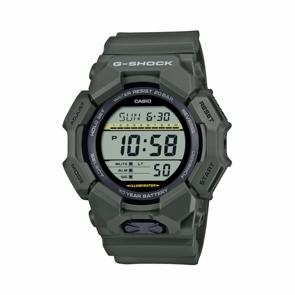 Годинник Casio G-SHOCK GD-010 - олива, Колір: олива