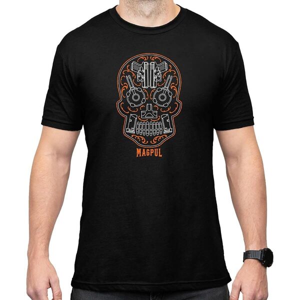 Футболка Magpul Sugar Skull Blend - чорна, Розмір: S