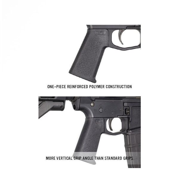 Рукоятка Magpul MOE-K для AR15/M4 - чорна, Колір: чорний, зображення 2