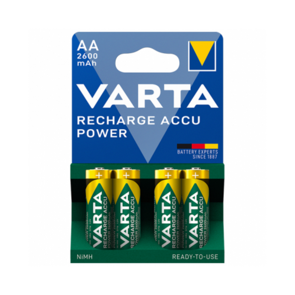 Акумулятор Varta Rechargeable Accu AA 2600 мА/год BLI 4 Ni-MH