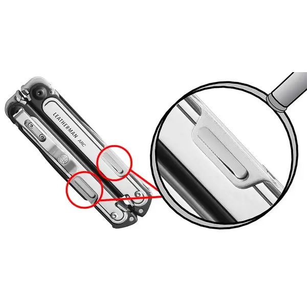 Мультиинструмент Leatherman ARC, нейлоновый чехол, биты - Silver/Black, изображение 14