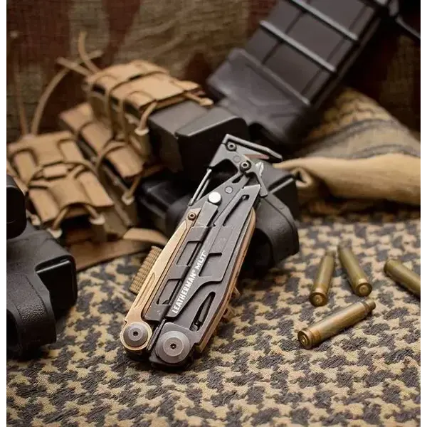 Мультиинструмент Leatherman MUT Black, чехол нейлоновый Molle (олива), sight adjuster, изображение 12