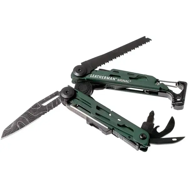 Мультиинструмент Leatherman Signal картонная коробка - Green Topo, изображение 5