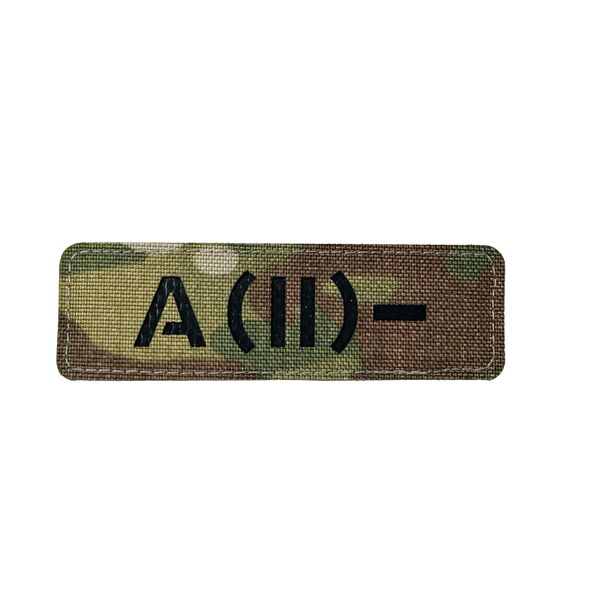 Патч Abrams Группа Крови A (II) - Black - мультикам, изображение 2 Патч Abrams Группа Крови A (II) - Black - мультикам, изображение 2