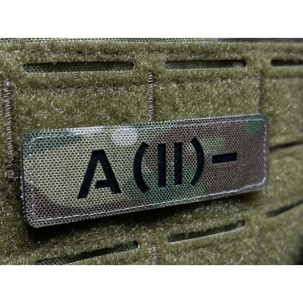 Патч Abrams Группа Крови A (II) - Black - мультикам, изображение 4 Патч Abrams Группа Крови A (II) - Black - мультикам, изображение 4