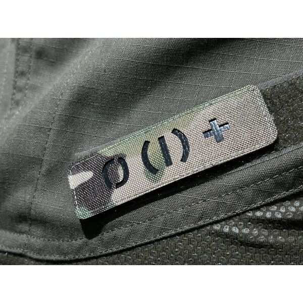 Патч Abrams Группа Крови О (I) + Black - мультикам, изображение 4 Патч Abrams Группа Крови О (I) + Black - мультикам, изображение 4