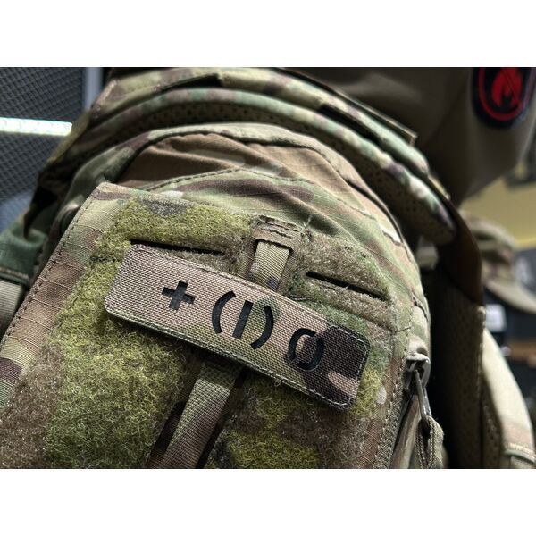 Патч Abrams Группа Крови О (I) + Black - мультикам, изображение 5 Патч Abrams Группа Крови О (I) + Black - мультикам, изображение 5